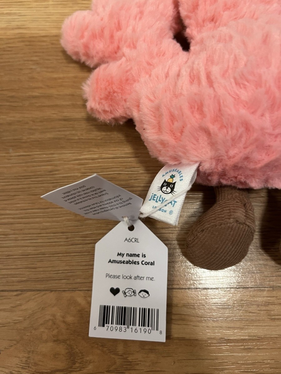 【新品・タグ付き】 Amuseables Coral Amuseables Coral - Official Jellycat