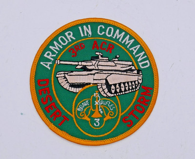 3rd ACR Armored CAV Desert Storm Patch M1 Abrams
