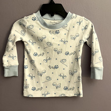 Kissy Kissy - Pajama Top in blue sports theme - Size 18 months