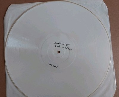 Bob Marley & The Wailers - One Love 12'' Test Pressing. White Vinyl. 