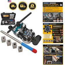 Brake Line Flaring Tool Kit For 45 Degree Single Double Bubble Flares 316 1...