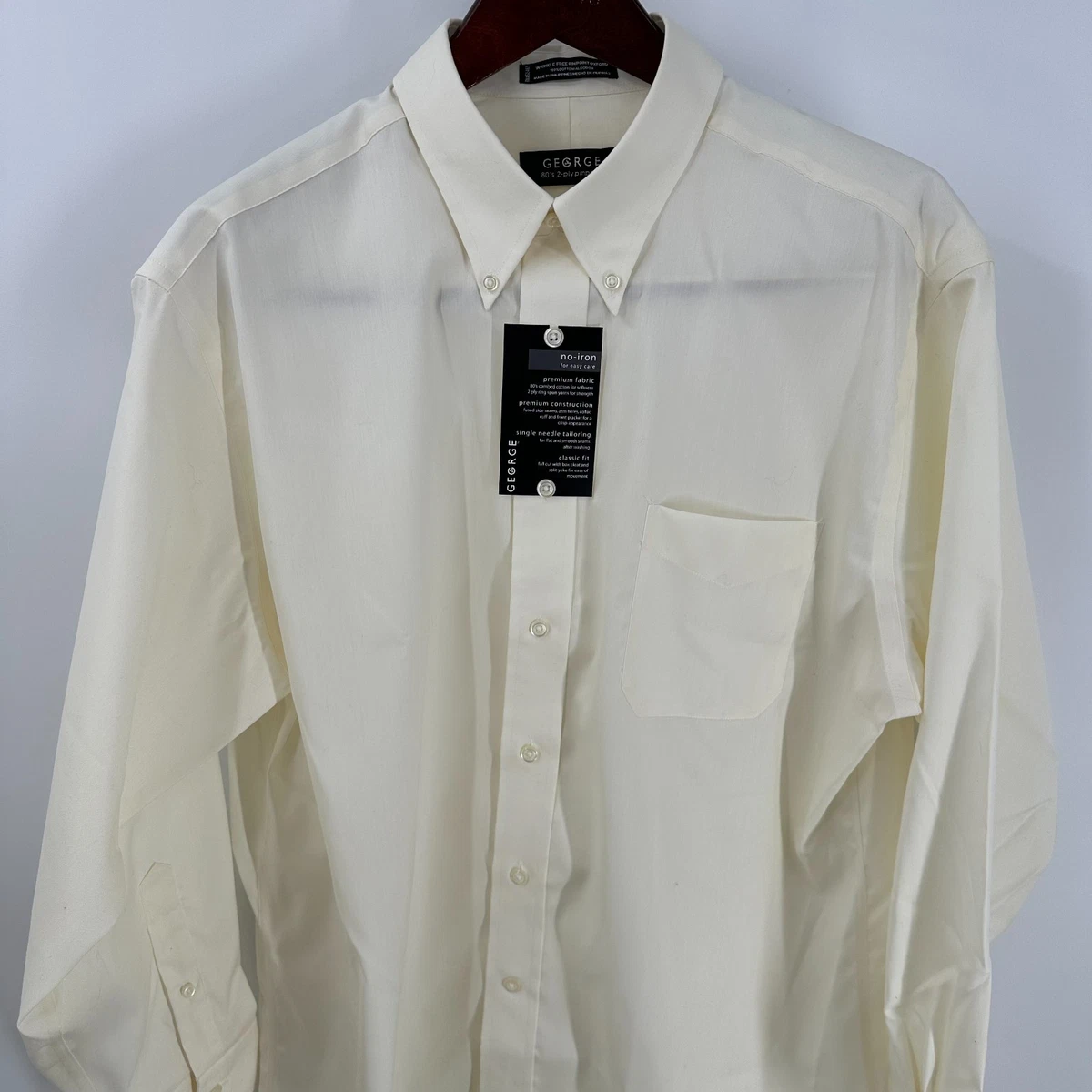 George Classic Fit Dress Shirts for Men for sale | eBay