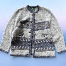 Giesswein Austrian Wool Mohair Cardigan Jacket Size 38 US 8
