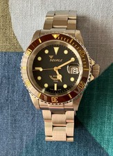 Squale 20 Atmos Y1545 Root Beer Automatic Watch
