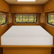 1 x 30 x 80 Camper/RV Travel High-Density Bunk Mattress Topper, Made in US...