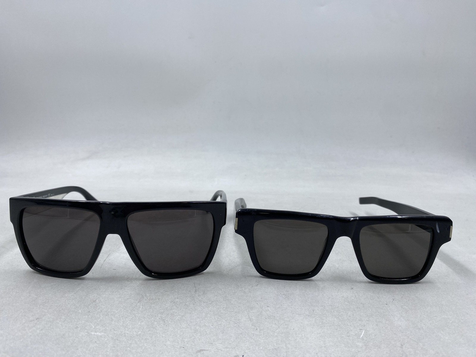 Occhiali da sole Saint Laurent X Alexander McQueen Bundle quadrati neri