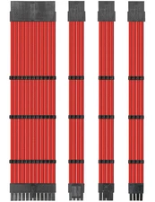 PSU Cable Extension kit Sleeved Custom Power Supply 18 AWG 24-PIN 4+4 6+2