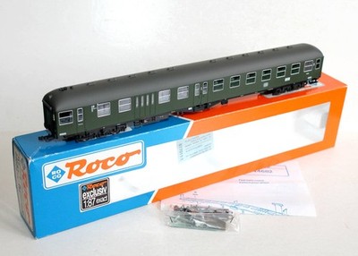 ROCO HO 44682 PASSENGER CAR MIX 2nd Cl PILOT WAGON CAB DRIVING, LIGHTING