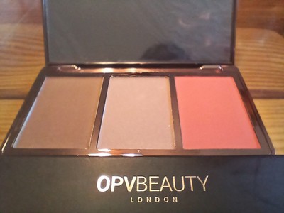 OPV Beauty London GLOW PERFECT FACE PALETTE Shade2 bronzer blush highlighter set