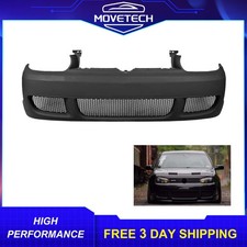 R32 Style Front Bumper Cover W Mesh Grille For 1999-2005 Volkswagen Golf Mk4