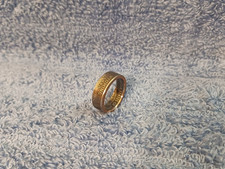 Wyoming Handcrafted Washington Quarters coin ring, size 6 2007