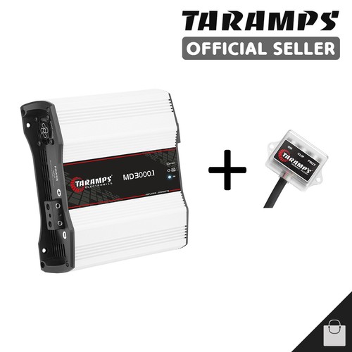 Taramps MD 3000 1 Ohm Amplifier 3000.1 Car Amp + Led Monitor