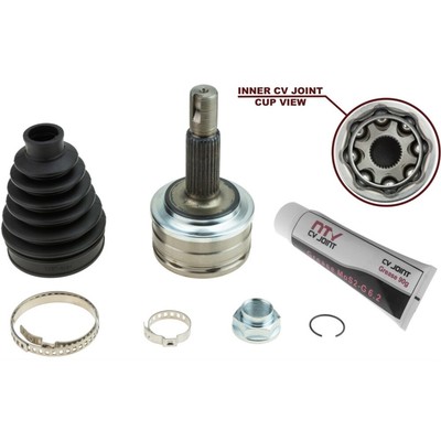 Gelenksatz Antriebswelle vorne links passend für Toyota Auris _E18_ 1.8 Hybrid