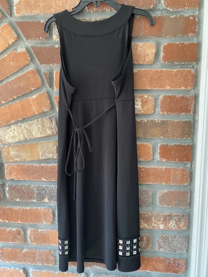 Vestido Bordado Negro Limited Too Niñas Niños Brillante Fiesta Vacaciones Talla 12 Foto 2 de 4