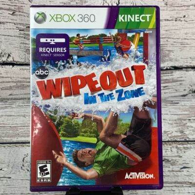 Xbox 360 Kinect Wipeout In The Zone Video Game ABC TV Show Family Fun