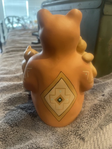 Teissedre Indianerkunst (Mama Bär mit Jungen) - Bild 3 von 5