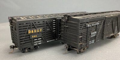 2X HO RND & Mantua Rio Grande Stock Cars #64127 #394 w/KDs HO5331