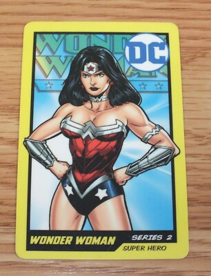 Rare DC Comics Coin Pusher Collectible Cards Super Hero / Villain *Choose  One*