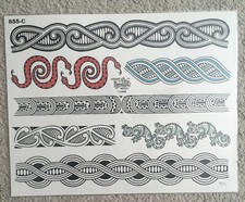 Tattoo Studio Shop Flash Single Tribal, Snakes, Iguanas, 1999 11"X17" Print