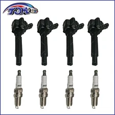 4X Ignition Coil & Spark Plug For 2013-2016 Dodge Dart 1.4L L4 Turbo UF673