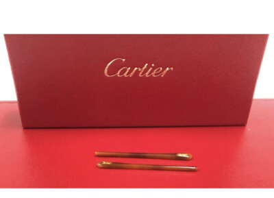 Cartier Eyeglasses Temple Tips 1 Pair Tortoise 65 & 70 mm Original