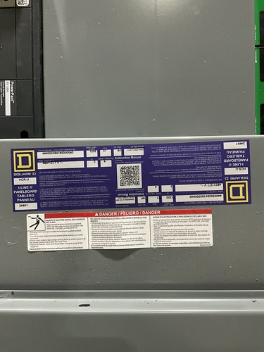 NEW Square D 1200 Amp 480V I Line Panelboard 3P 4W 1x 1200A Main Breaker 🟦 - Picture 2 of 9