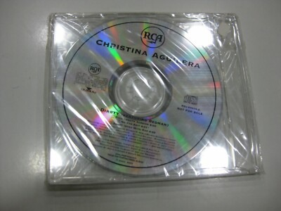 CHRISTINA AGUILERA CD Single DIRRTY 2002 Promo Mit REDMAN