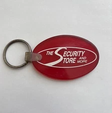 Vintage Keychain HOME & AUTO SECURITY SPECIALISTS Key Fob Ring MT. VERNON, NY