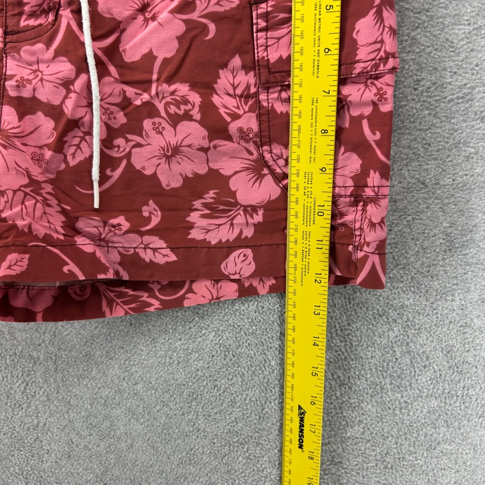 Pantalones Cortos Old Navy Para Mujer Talla 10 Rosa Cuadros Board Shorts Rosa Floral Algodón Carga Foto 4 de 4