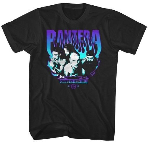 Rock Off In Flames Logo Official T-Shirt - Unisex Tee For Men & Women In Black (Sizes Small-XXXL) - View #4