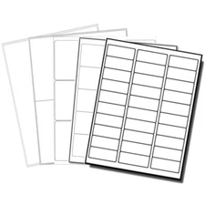 Half Sheet Self Adhesive Shipping Labels for Laser & Inkjet Printers Mailing