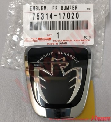 TOYOTA MR2 Roadster Spyder ZZW30 Genuine Front Black & Rear MR-S