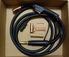 MIG WELDING GUN &TORCH 15' 150AMP fits Lincoln Power Mig 140, Power Mig 140C,...