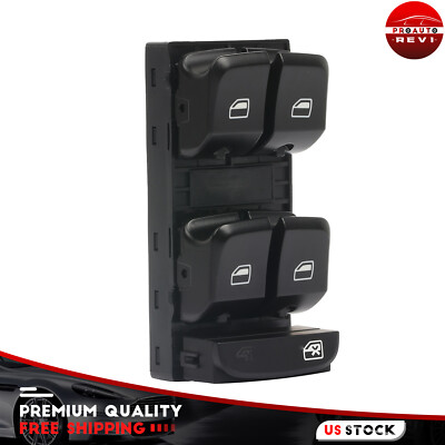 For 2009-12 Audi A4 Q5 S4 2009-2012 Master Power Window Switch Front Driver Side