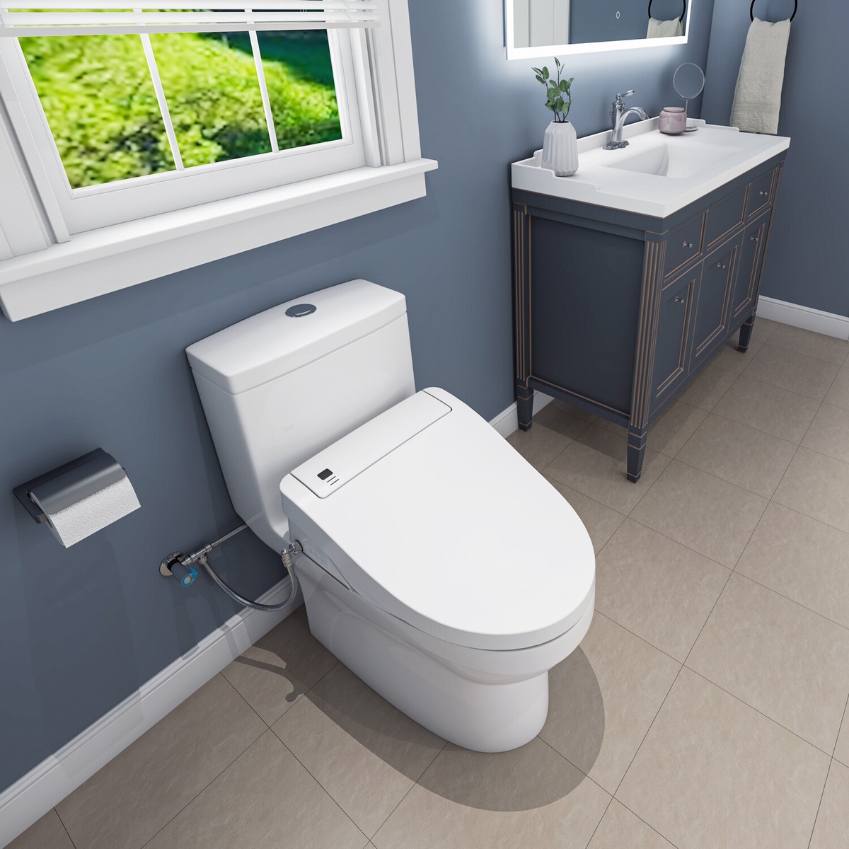 Sinber Smart Bidet Toilet Seat with Heated Seat and SoftClose Lid… | eBay