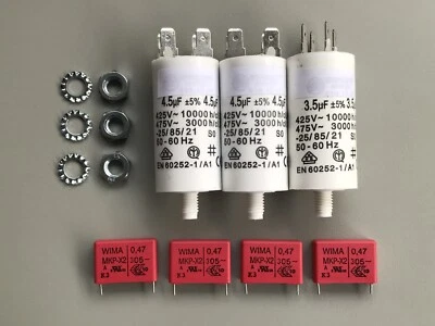 Condensadores de motor REVOX A77, condensadores antiinterferencias, condensadores de motor, kit de reparación