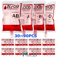 250ml Halloween Blood Bags for Drinks Reusabl...