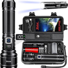 Lampe Torche LED Ultra Puissante, 20000LM Lampe De Poche Rechargeable Lampe Tor