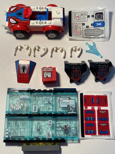 Lego Minifigure Marvel Spiderman Car Daily Bugle Box MOC Set Parts Stickers + - Picture 10 of 10