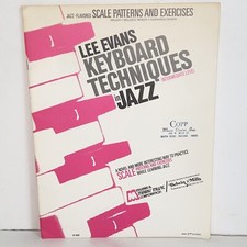 Vintage 1980 Lee Evans Keyboard Technique in Jazz Scales Patterns & Exercises