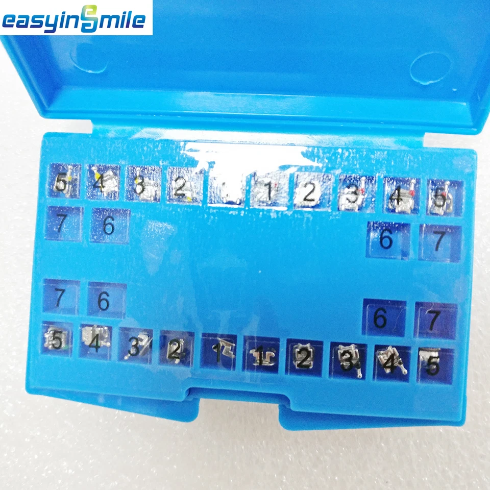 Стоматологические ортодонтические самолигирующиеся кронштейны металлические брекеты ROTH/MBT 022 3/345 крюк - Изображение 4 из 4