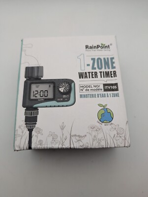 RAINPOINT Sprinkler Timer, Programmable Water Timer ITV105