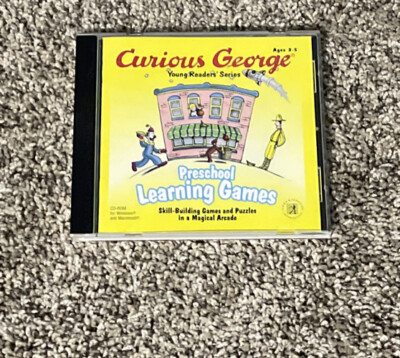 Curious George: Preschool Learning Games (PC, Mac, 2000) Magical Arcade ...