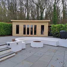 16x8 summerhouse 20mm cladding garden shed heavy duty ask for delivery charge