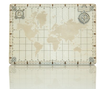 WOODEN CITY  Weltkarte mit Punkte 3D Holzmodell, 3D Holzpuzzle, World Map Dots