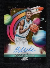 2023-24 Cosmic Chrome Gold Interstellar Refractor 10/50 Brandon Miller Auto 1co7