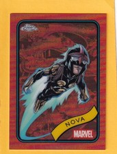 2025 Topps Chrome Marvel Orange Refractors #23 Nova NM-MT+ 18/25