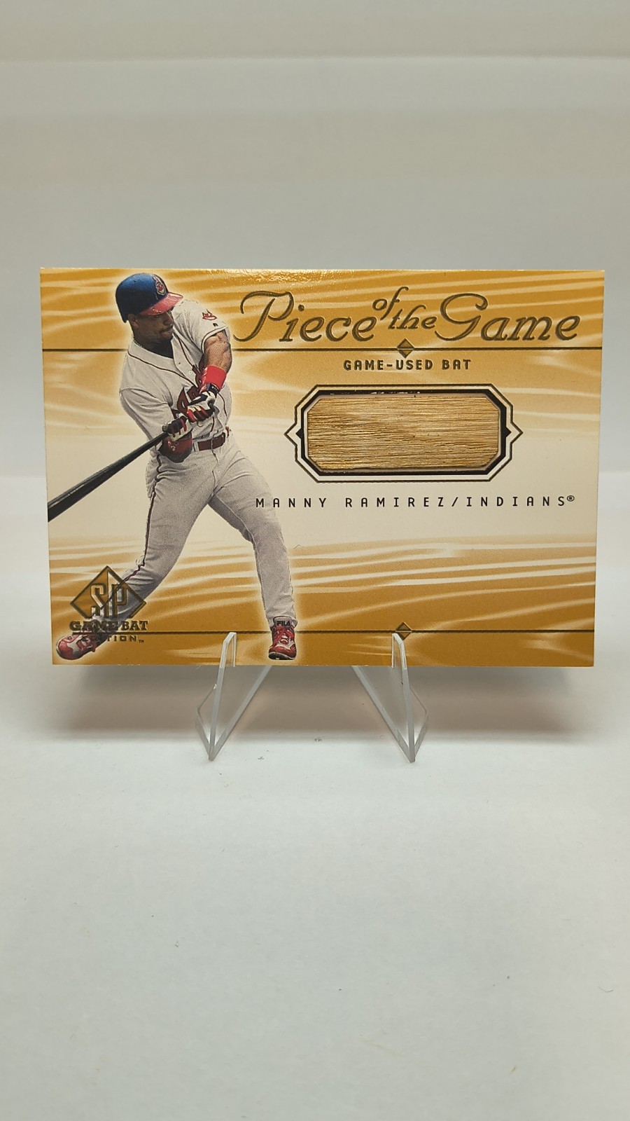2001 SP Game Bat Edition - Piece of the Game Manny Ramirez #MR (MEM)🔥