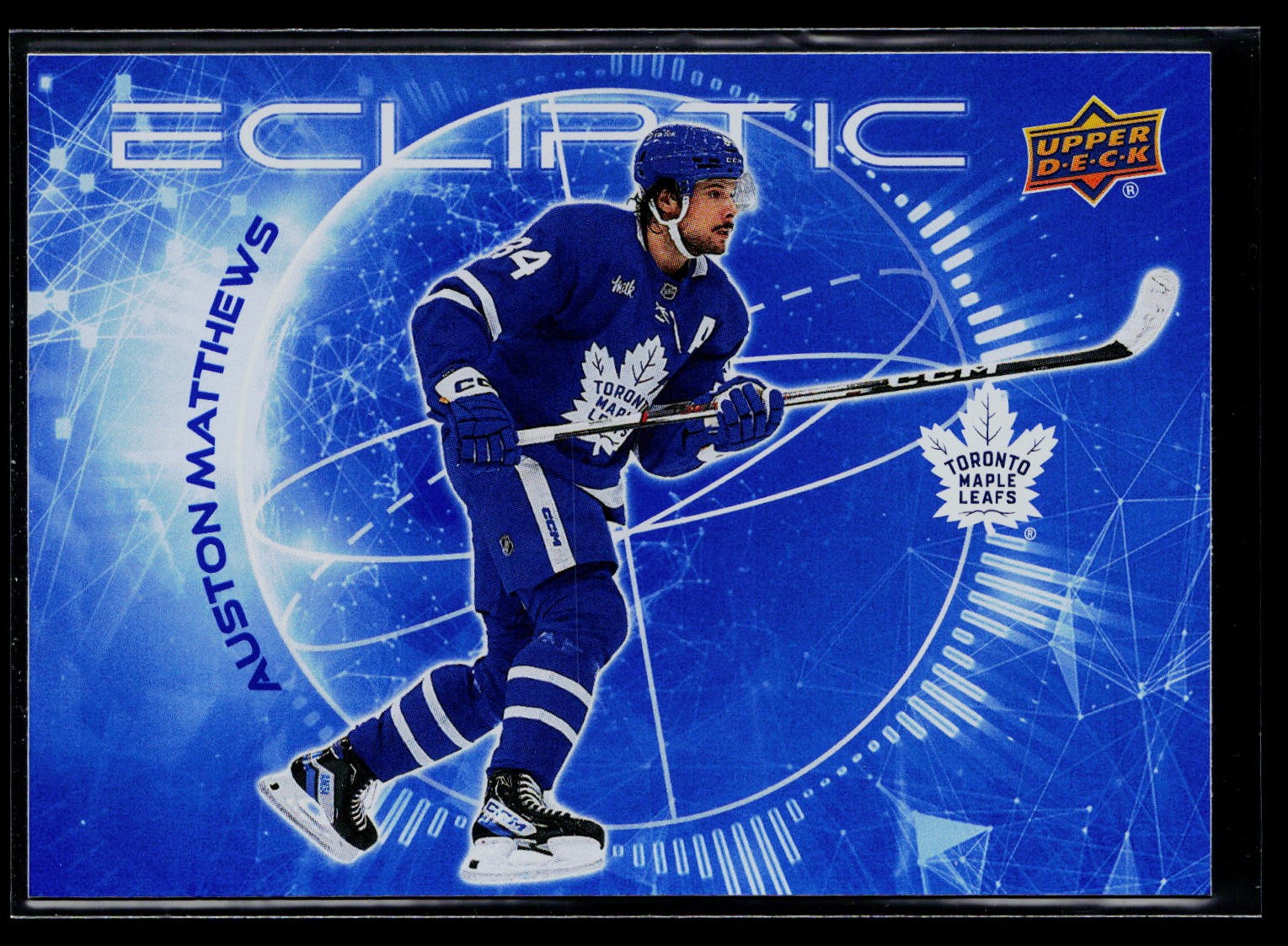 2023-24 Upper Deck #EC-10 Auston Matthews Ecliptic