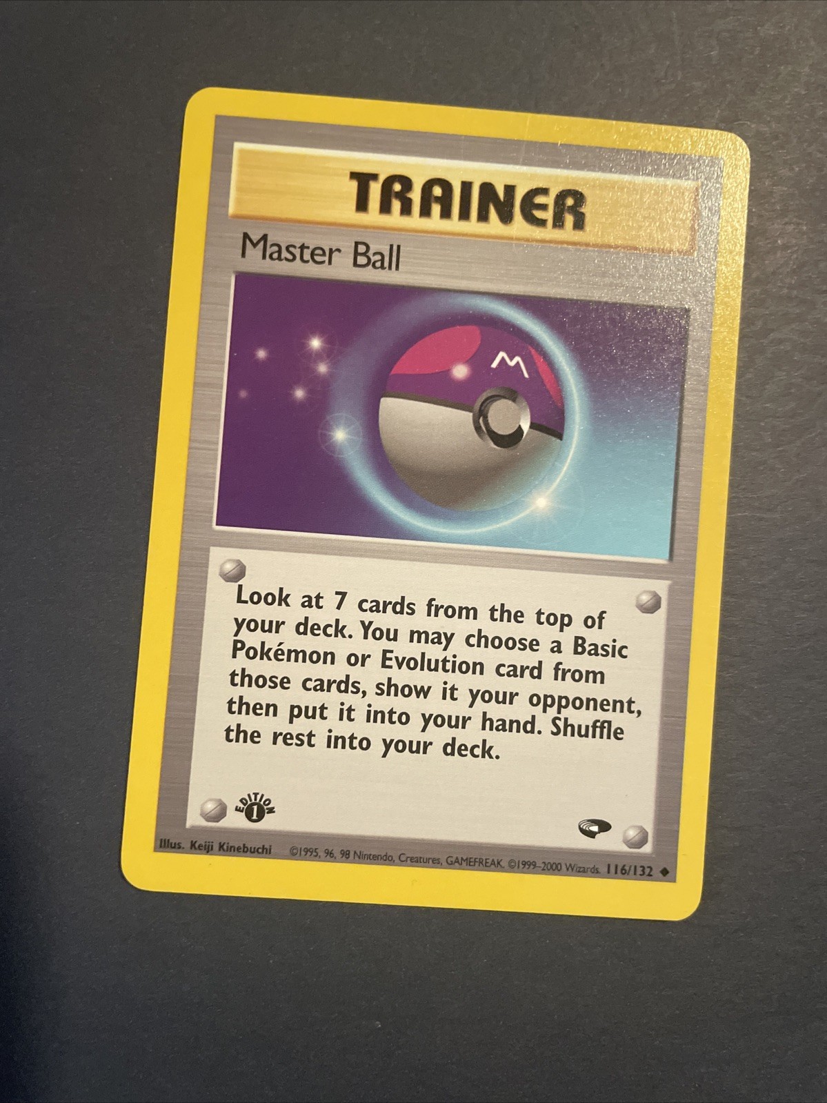 1st Edition Master Ball 116/132 - Gym Challenge - Near Mint